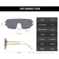 Neue europäische und amerikanische Mode Metall rahmenlose Sonnenbrillen Herren- und Damenmode grenzüberschreitend verbunden Sonnenbrillen Straße